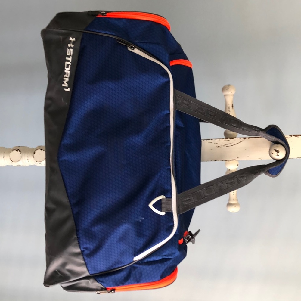 Under Armour Gym Bag Blue and Orange